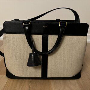 Celine Medium Cava de France 2WAY Hand Shoulder Bag F45